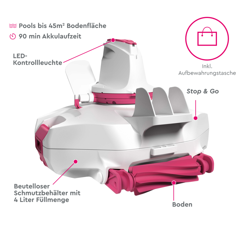 BWT Akku-Poolroboter BC200 Plus