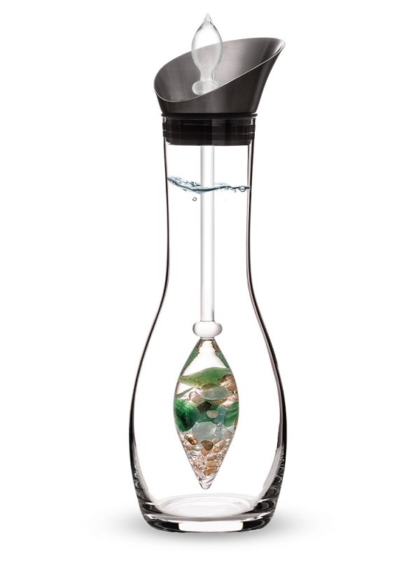 VITAJUWEL Wasserkaraffe ERA 1,3 Liter mit Edelsteinstab FOREVER YOUNG - Waterhouse ATT