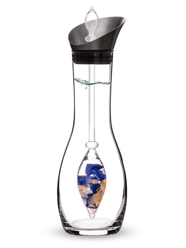 VITAJUWEL Wasserkaraffe ERA 1,3 Liter mit Edelsteinstab INSPIRATION - Waterhouse ATT